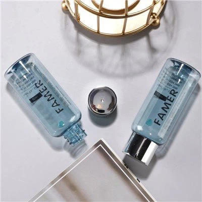 PET Mini Plastic Bottles With Lids Screw On Cap
