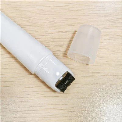 Plastic Dome Screw Cover White Lotion Tubes