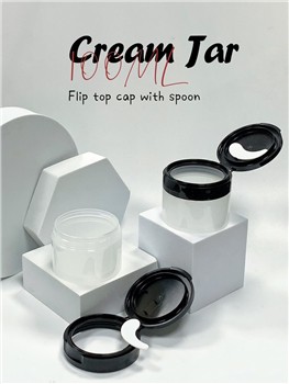 New Arrivals-100ml Cream Jar Flip Cap